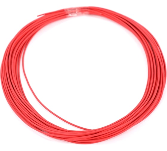 Изображение товара Провод ПВАМ VOLTON 0,5 кв.мм, 10м красный VLT400118