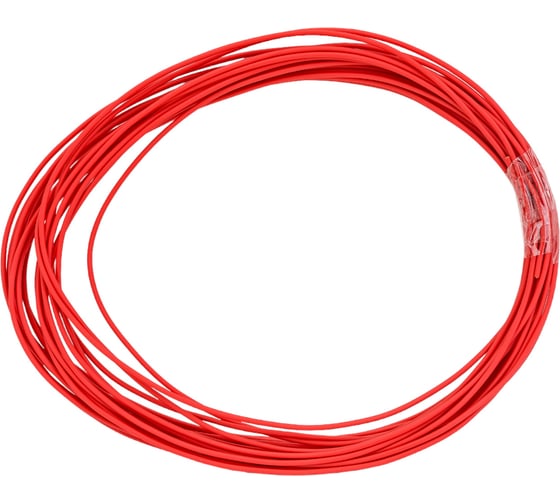 Изображение товара Провод ПВАМ VOLTON 0,75 кв.мм, 10м красный VLT400133