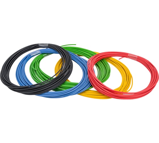 Изображение товара Провод ПВАМ VOLTON 1,0 кв.мм, 10м 5 цветов VLT400197
