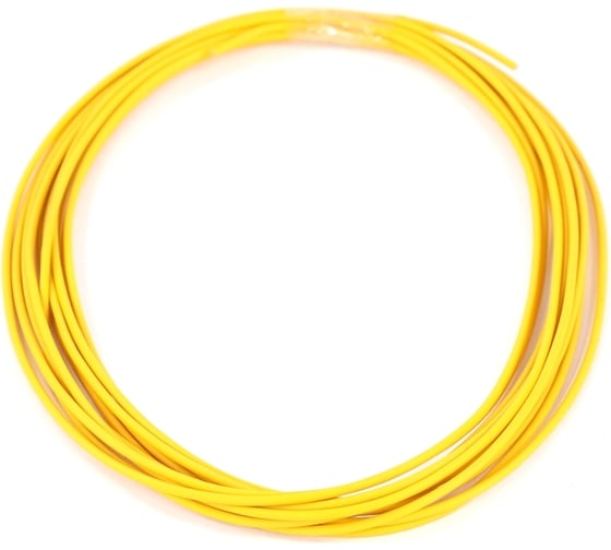 Изображение товара Провод ПВАМ VOLTON 1,0 кв.мм, 5м желтый VLT400141