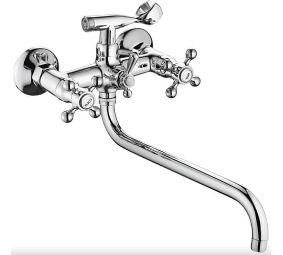 Изображение товара Смеситель для ванны FASHUN хром 7128S переключение душ, латунь A2619