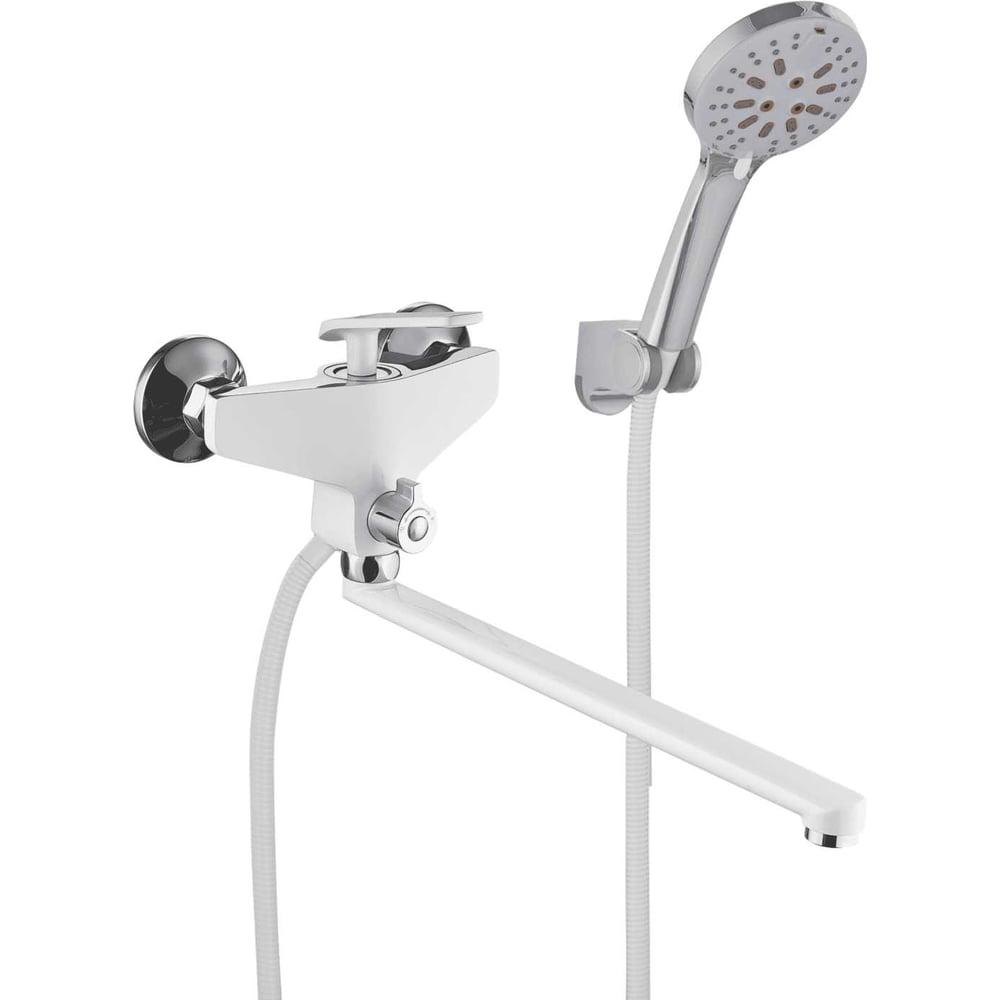 Изображение товара Современный однорычажный смеситель для ванны FASHUN A2281-8 белый хром