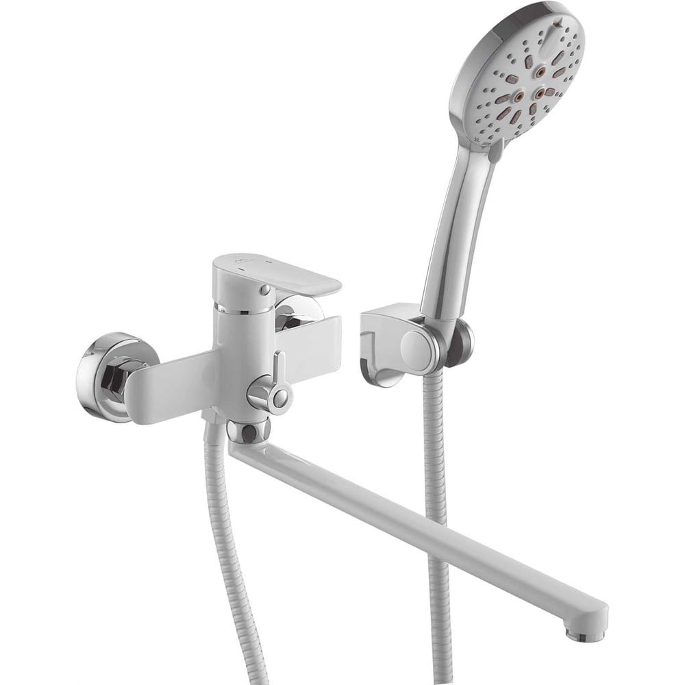 Изображение товара Смеситель для ванны FASHUN A2282-8 однорычажный с душем белый/хром