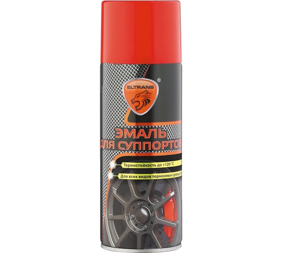 Изображение товара Эмаль для суппортов ELTRANS ярко-красная, аэрозоль 520 мл EL-0724.02