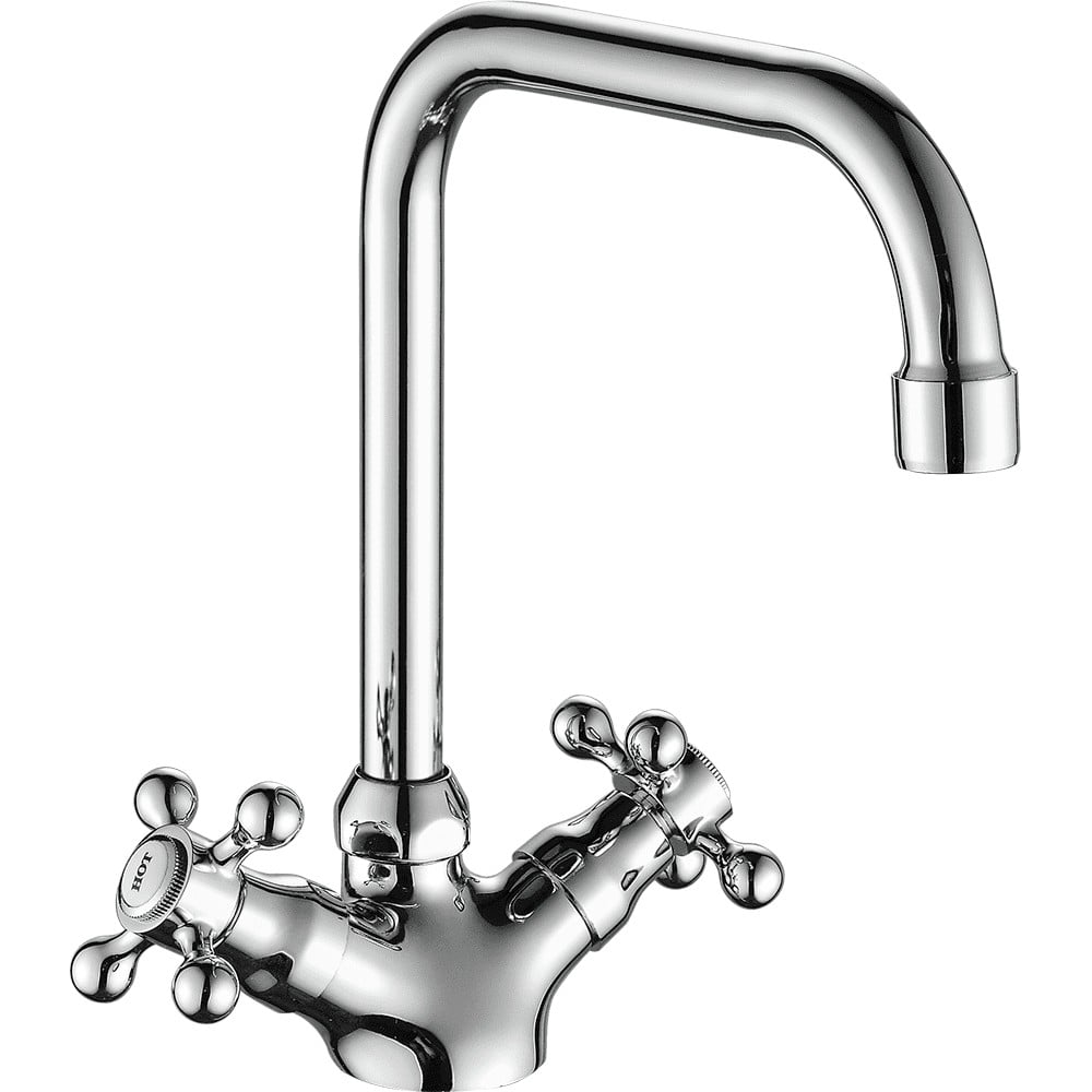 Изображение товара Смеситель для кухни FASHUN хром с традиционным изливом серий MODERN