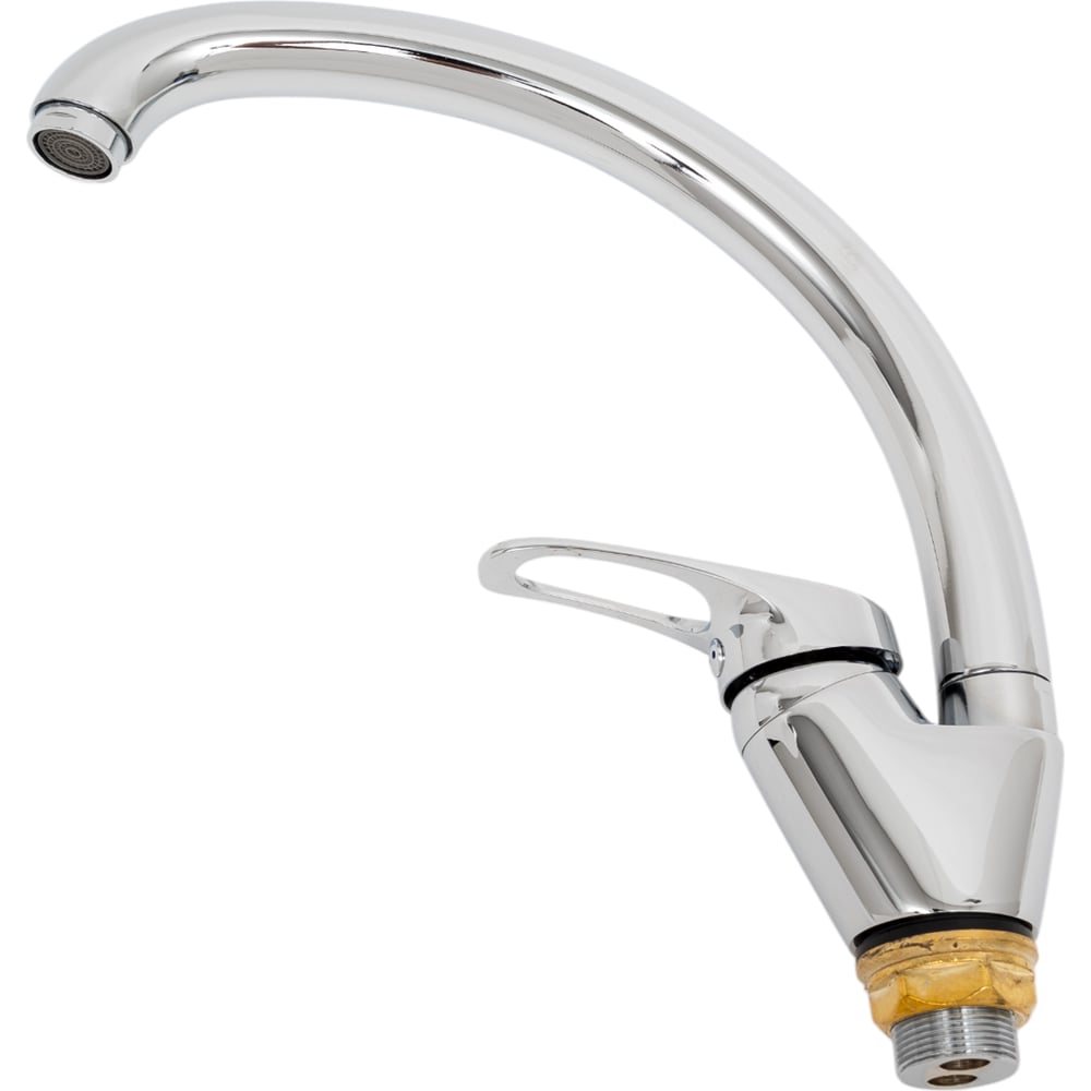 Изображение товара Смеситель для кухни FASHUN хром ф35 однорычажный поворотный излив