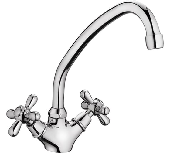 Изображение товара Смеситель для кухни FASHUN хром, латунь, гайка A4125