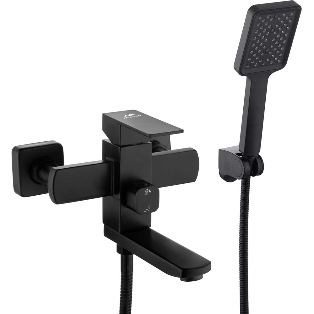 Изображение товара Современный однорычажный смеситель для ванны FASHUN A53002-7 черный