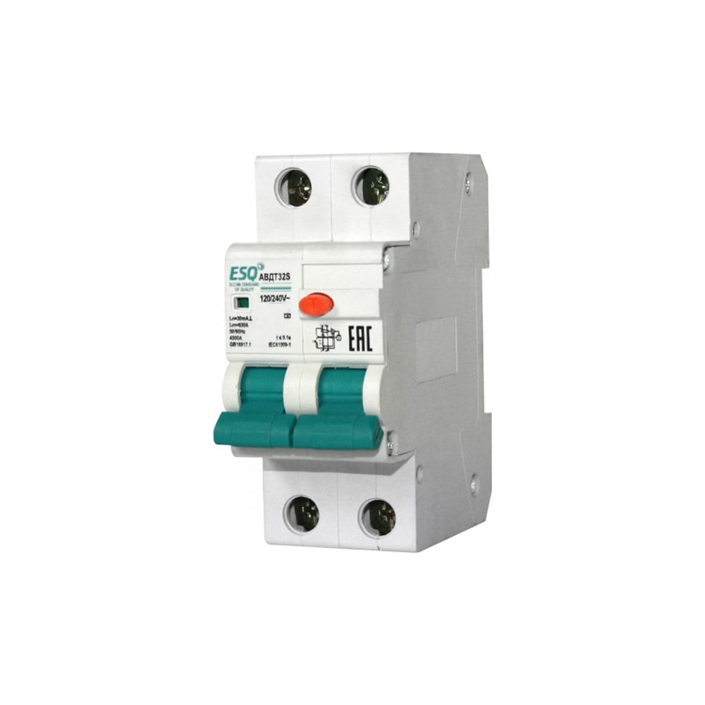 Автоматический выключатель ESQ дифференциальный автоматический выключатель tdm electric авдт 63 32 с 100 ма sq0202 0007
