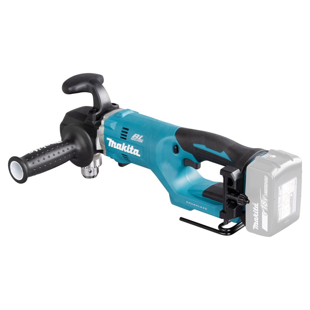 Изображение товара Makita DDA450ZK - угловая дрель аккумуляторная, 18 В, 2 скорости, безщёточная