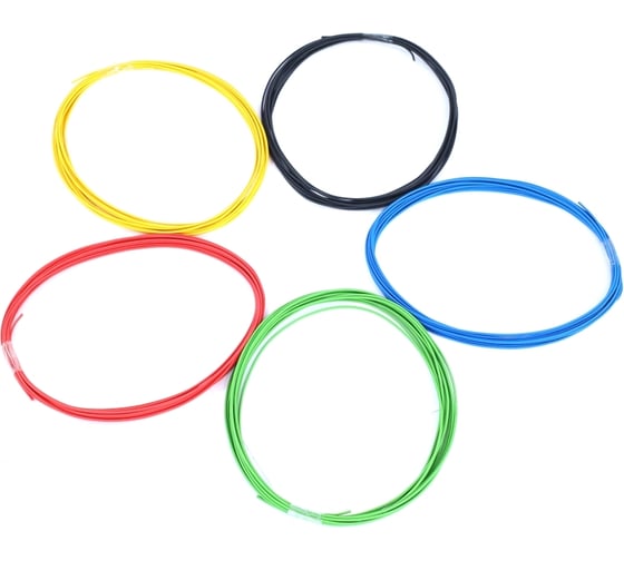 Изображение товара Провод ПВАМ VOLTON 0,5 кв.мм, 5м 5 цветов VLT400190