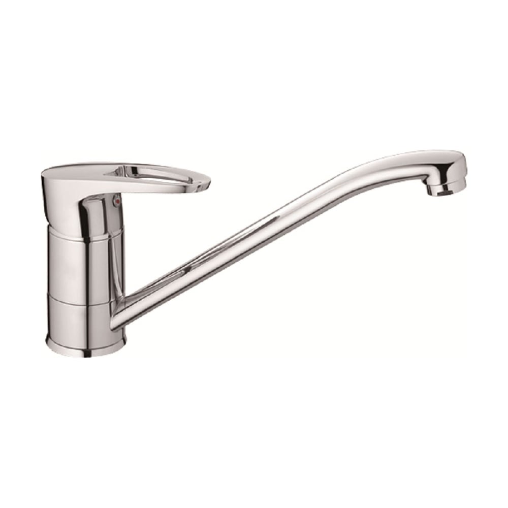 Изображение товара Современный однорычажный смеситель для кухни FASHUN хром ф40 из латуни с поворотным изливом