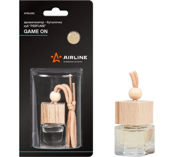 Изображение товара Ароматизатор-бутылочка куб Airline Perfume GAME ON AFBU240