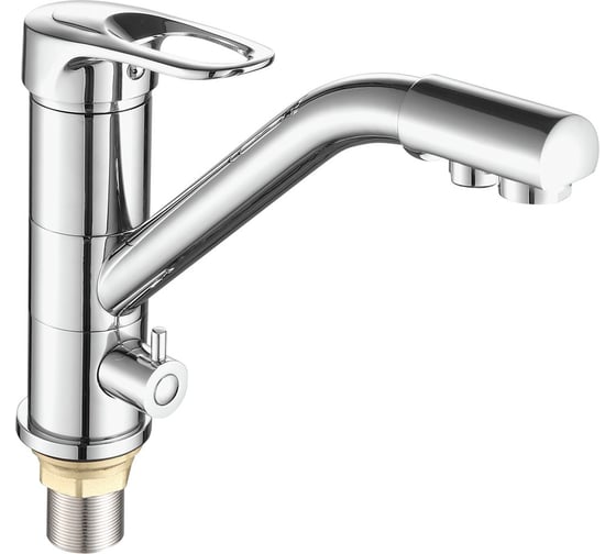 Изображение товара Смеситель для кухни FASHUN хром ф40 фильтр, латунь, гайка A4304