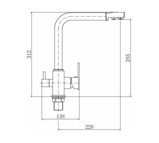 Изображение товара Смеситель для кухни FASHUN A4355-7