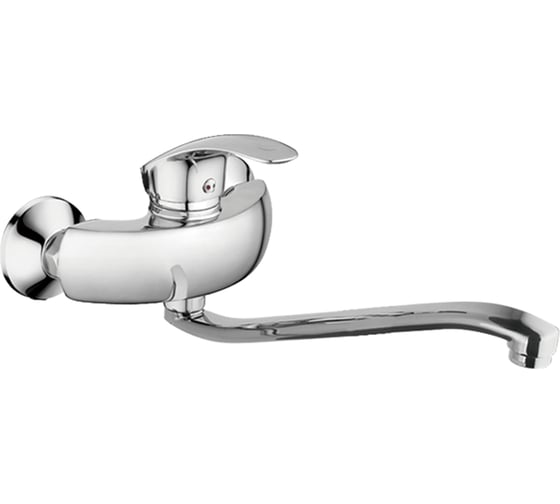 Изображение товара Смеситель для кухни FASHUN хром, настенный, ф40, излив 25S, латунь A4621