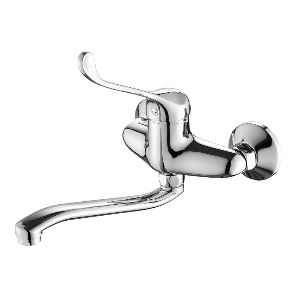 Изображение товара Смеситель для кухни FASHUN хром настенный модель F40 излив 25S