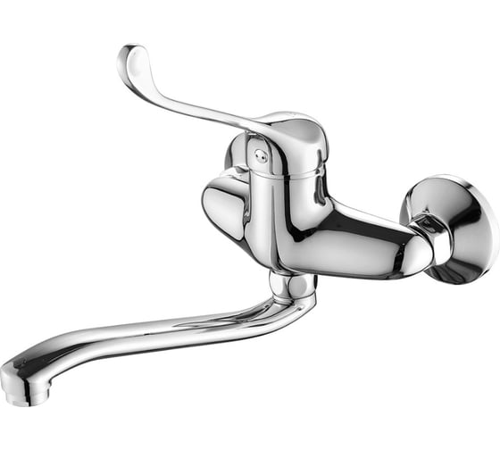 Изображение товара Смеситель для кухни FASHUN хром, настенный ф40, излив 25S, хирургический, латунь A4654