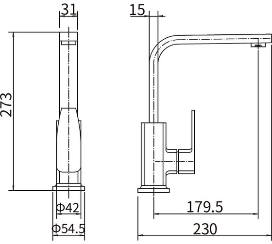 Изображение товара Смеситель для кухни FASHUN A54010