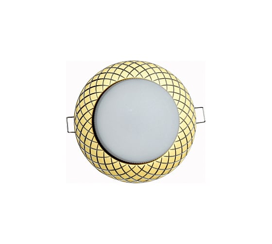 Изображение товара Встраиваемый светильник General Lighting Systems без подсветки GX53, 110х21мм, кружево, золото, IP20 GCL-GX53-H18-G 661219