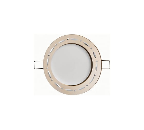 Изображение товара Встраиваемый светильник General Lighting Systems без подсветки GX53, 110х21мм, орнамент, сатин-никель, IP20 GCL-GX53-H18-SN 661229