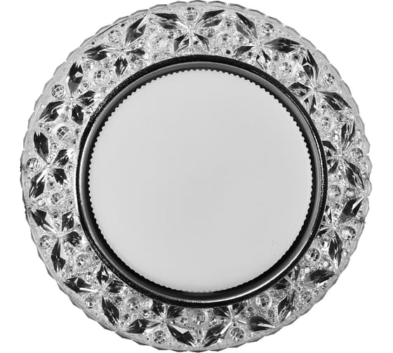 Изображение товара Встраиваемый светильник General Lighting Systems с подсветкой GX53, 123х42мм, черная бабочка, IP20 GCL-GX53-H38-BL-1 661252