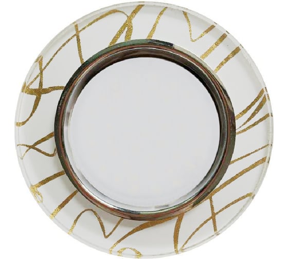 Изображение товара Встраиваемый светильник General Lighting Systems с подсветкой GX53, 123х45мм, золотая роспись, IP20 GCL-GX53-H38-BL-10 661148