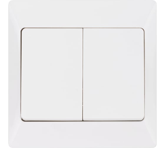 Изображение товара 2-клавишный выключатель TDM ELECTRIC 10А белый "Ильмень" TDM ELECTRIC SQ1823-0002