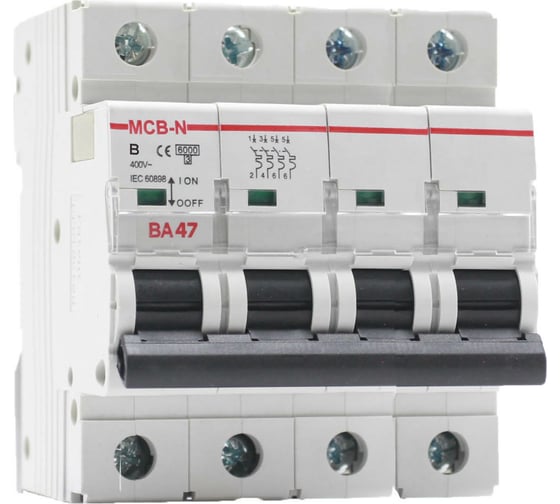 Изображение товара Автоматический выключатель AKEL ВА47-MCB-N-4P-B25-AC 400074