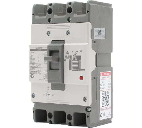 Изображение товара Выключатель автоматический AKEL ВА55-37-103ТР50-С 207506