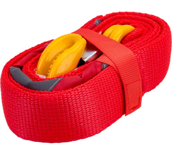 Изображение товара Трос с крюками СТРОП-ПРО 7 т, 4.2 м, с сигнальными флажками SP02352