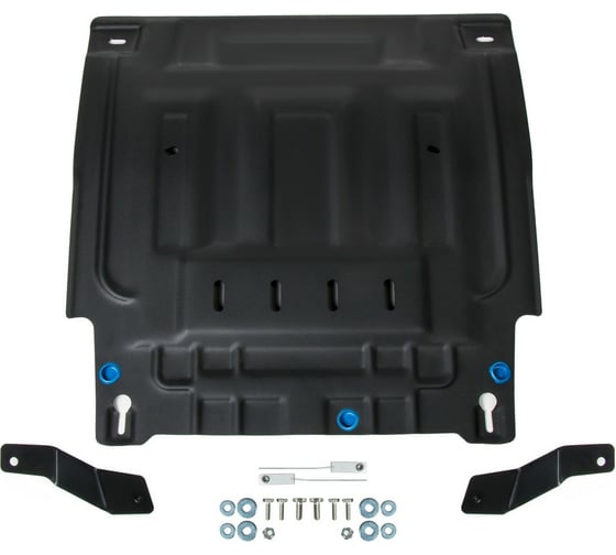 Изображение товара Защита картера и КПП Rival увеличенная для Hyundai Creta II 2021-, ST 1.5 мм, штампованная 111.2392.1