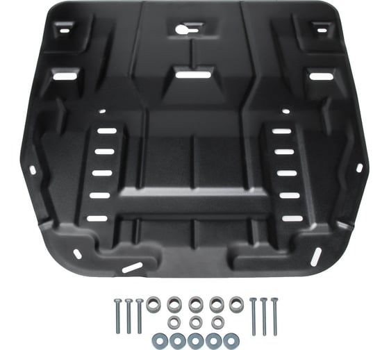 Изображение товара Защита картера и КПП Rival Hyundai Santa Fe 21-/Santa Fe 24-/Tucson 21-/Kia Sorento 20-/Sportag 21- 111.2862.1