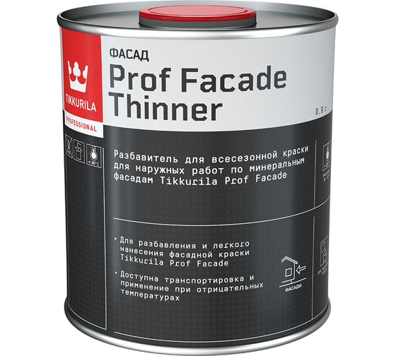 Изображение товара Растворитель Tikkurila PROF FACADE THINNER 1л 700009412