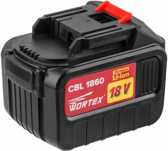 Изображение товара Аккумулятор CBL 1860 ALL1 18 В, 6 Ач, Li-Ion WORTEX CBL18600029
