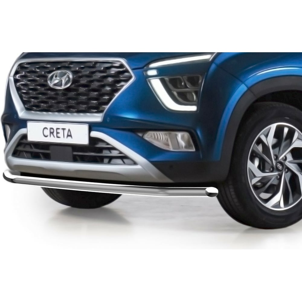 фото Защита переднего бампера для hyundai creta ii 2021-н.в. rival