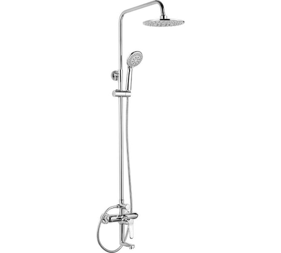 Изображение товара Душевая система FASHUN смеситель хром, поворотный излив, лейка/верхний душ, латунь A2412