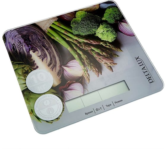 Изображение товара Настольные электронные весы Delta LUX DE-003KE, витаминный микс, 10 кг Р1-00007202