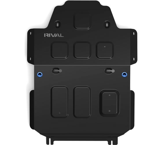 Изображение товара Защита радиатора и картера Rival для Toyota Land Cruiser 300 без KDSS 2021-, ST 1.8 мм 111.9551.1