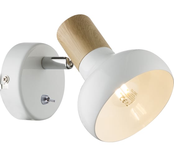 Изображение товара Настенно-потолочный спот Rivoli Lorena 7052701 1хЕ14 40 Вт поворотный с выключателем Б0054684