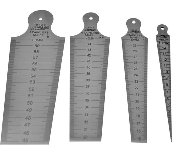 Изображение товара Универсальный комплект конусных шаблонов для контроля отверстий WG13 1-60 мм АЛЬФА-НДТ УП-00003013