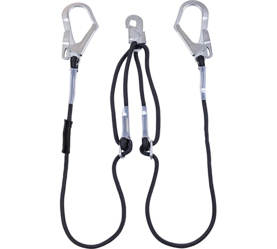 Изображение товара Огнеупорный удерживающий канатный двойной строп Alpsafe, регулируемый KNT05F