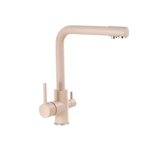 Изображение товара Смеситель для кухни MATRIX Filter SMF-323607/KK 40 мм, 2 в 1, персик, с дополнительным краном для питьевой воды 6463
