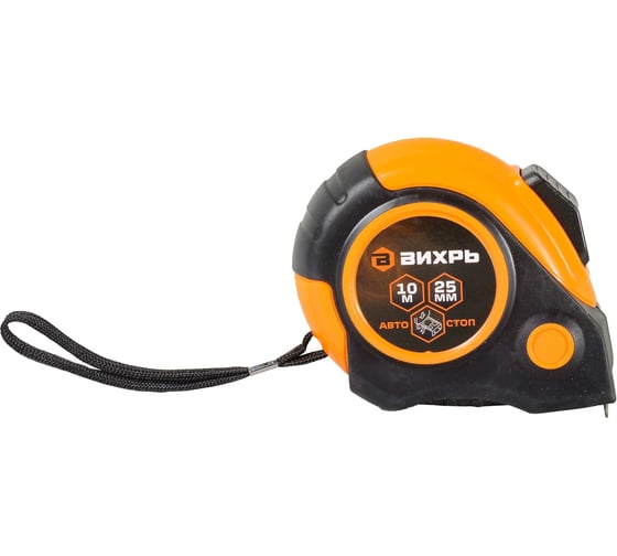 Изображение товара Рулетка Вихрь 10мх25мм, автостоп 73/11/1/6