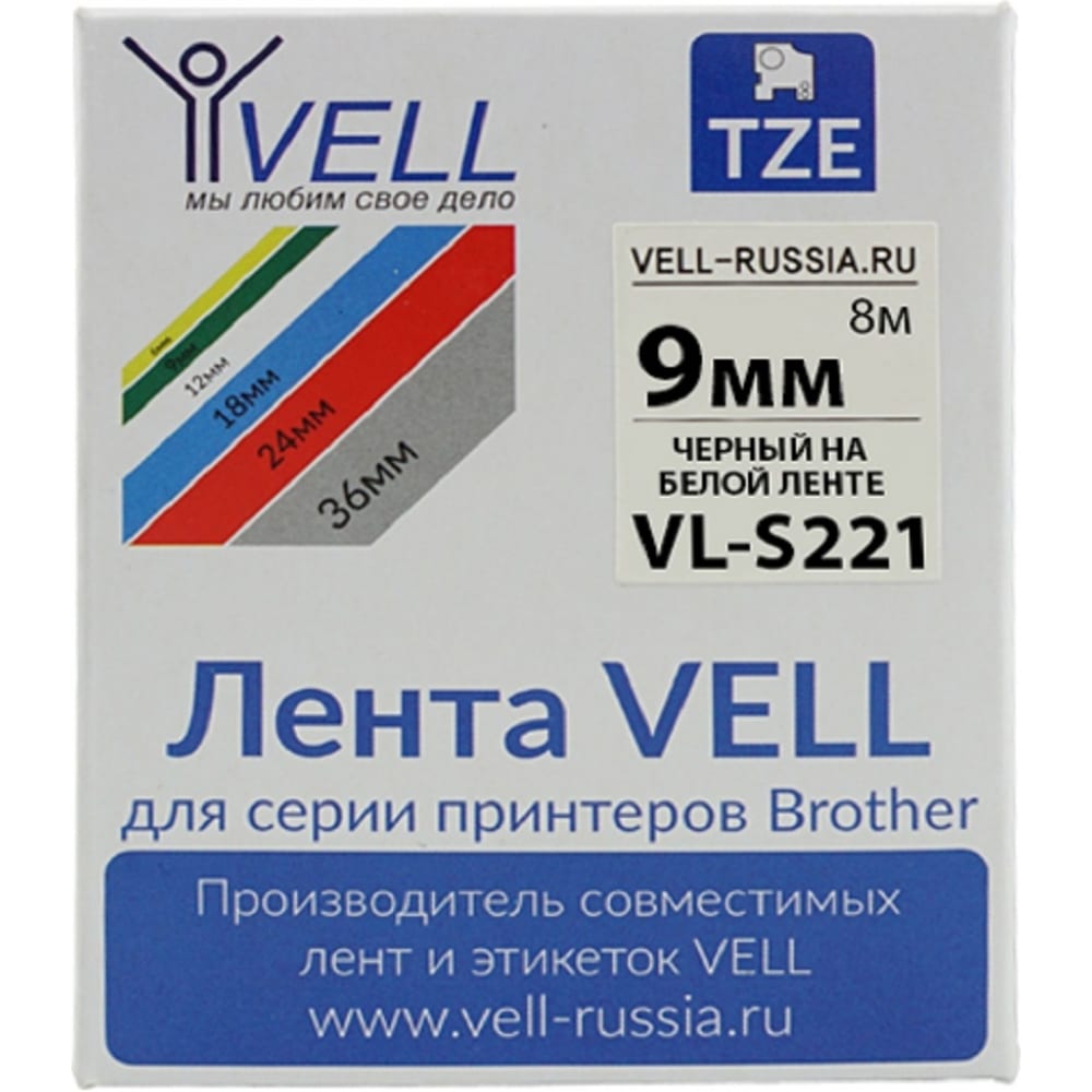 Лента для PT 1010/1280/D200/H105/E100 Vell лента для omega vell