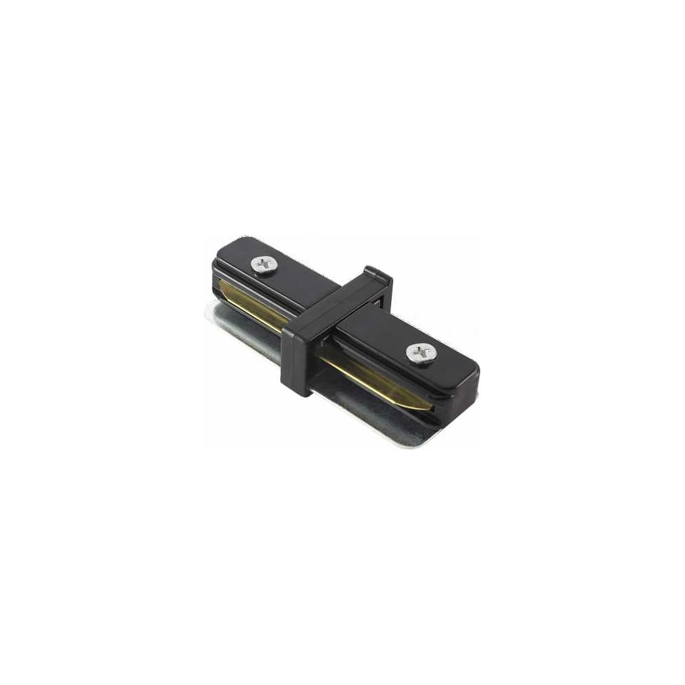 Прямой коннектор для однофазного шинопровода Фарлайт, цвет черный FAR002206 - фото 1