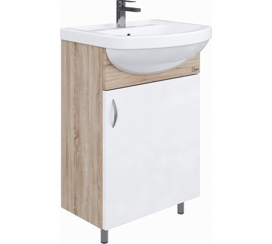 Изображение товара Тумба с раковиной Onika ЭКО-52 дуб сонома 105207
