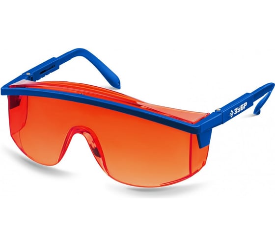 Изображение товара Защитные очки ЗУБР Протон красные 110483
