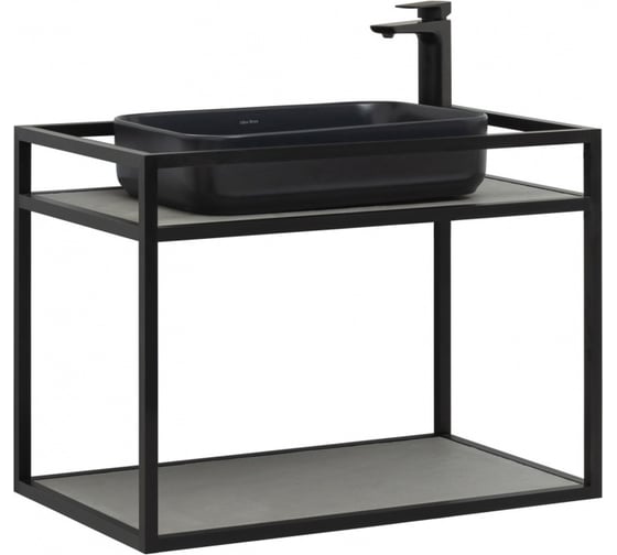 Изображение товара Подвесная консоль под раковину ALLEN BRAU Liberty 75 1.33001.BB черный 00274332