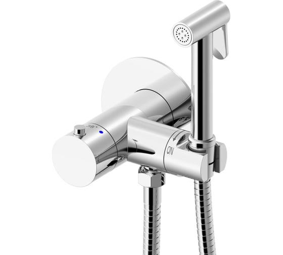 Изображение товара Смеситель с гигиеническим душем ALLEN BRAU Thermo Rund 5.60001-00 хром 00280702
